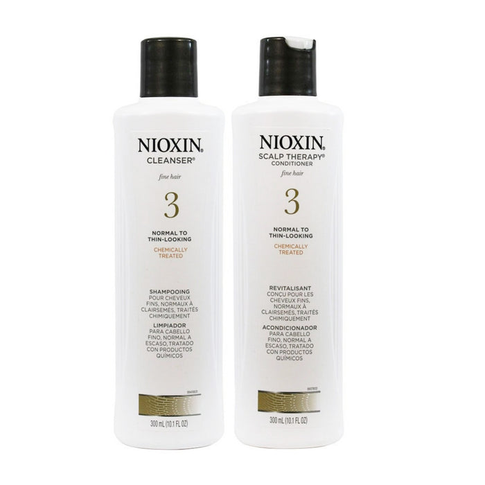 NIOXIN System 3 for Colored Hair Light Thinning, Duo, 10.1 oz Each