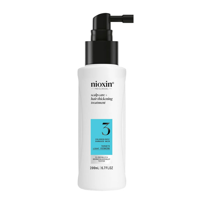 NIOXIN System 3 Leave In Treatment For Colored Hair With Light Thinning, 6.7 Oz.