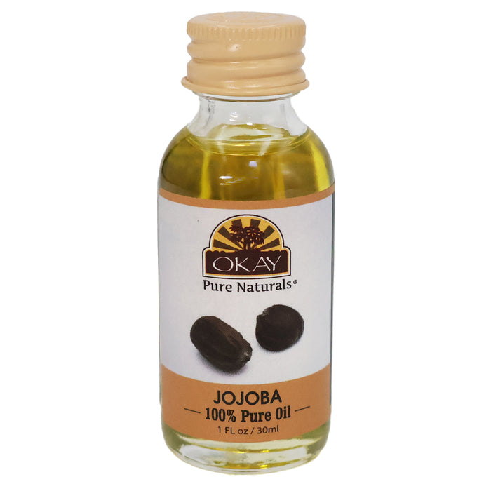 Okay Hair and Skin Oil, Pure Jojoba Oil, 1 Oz