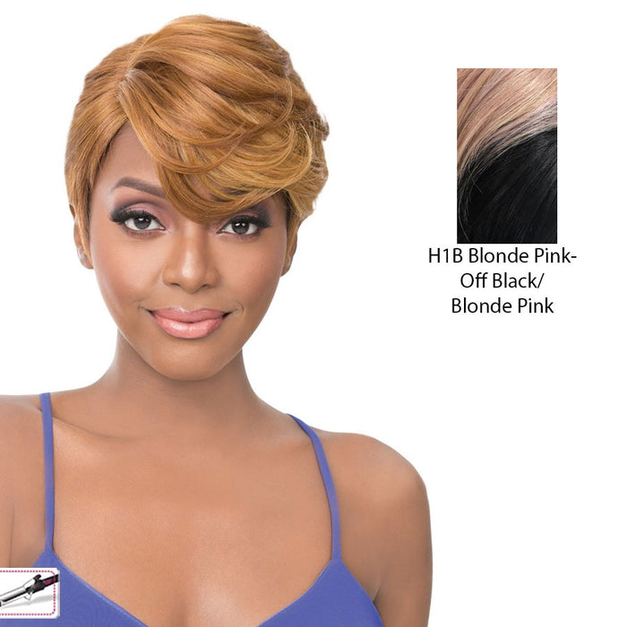 Synthetic Iron Friendly Wig Oria,H1B/Blonde Pink