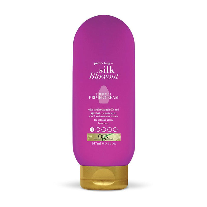 Ogx Silk Blowout Thermal Primer Cream 5 Oz.