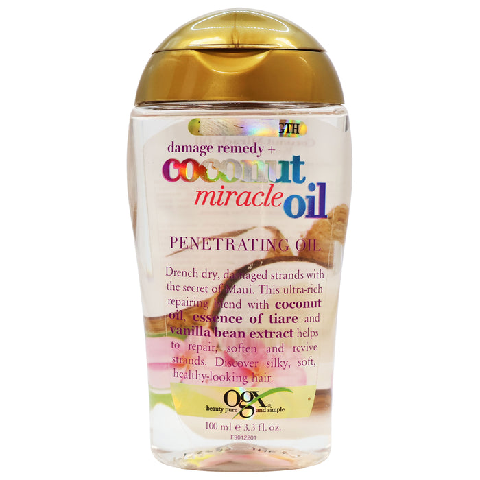 Ogx Coconut Miracle Oil Penetrating Oil 3.3 Oz.
