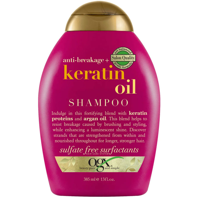 OGX Keratin Oil Antibreakage Shampoo, 13 Oz.