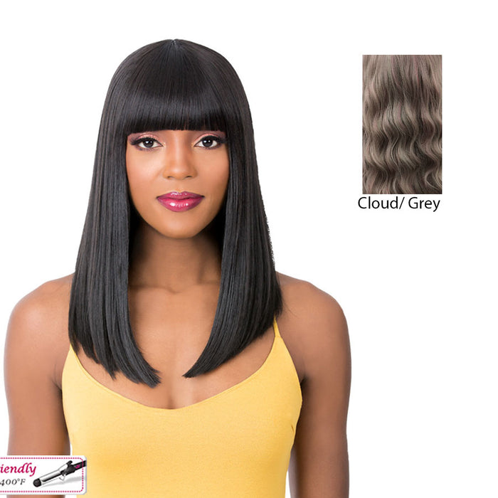 Synthetic Wig - Q Atlanta,Cloud Grey