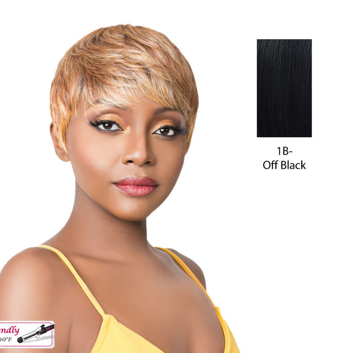 Quality 2020 Synthetic Wig - Q Cupid,Off Black