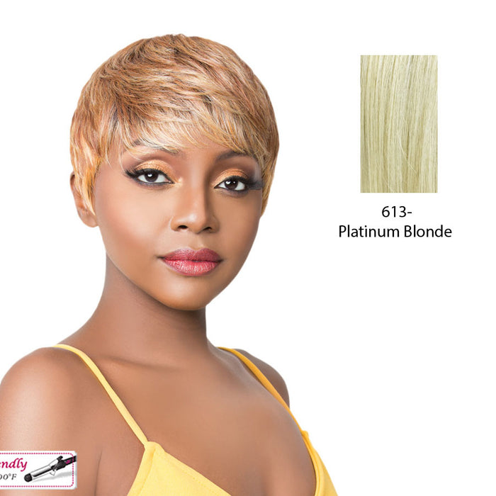 Quality 2020 Synthetic Wig - Q Cupid,Platinum Blonde