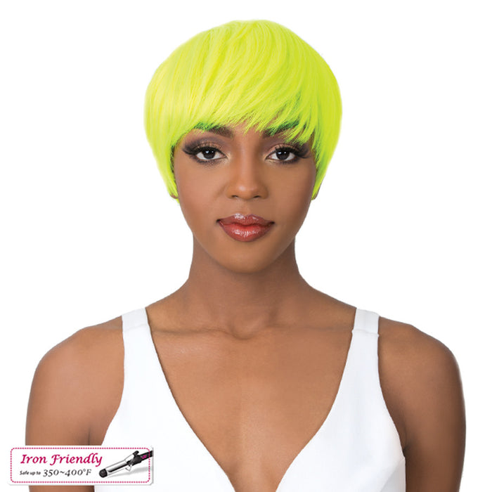Iron Friendly Quality Wig 2020 Q Kai,Lime