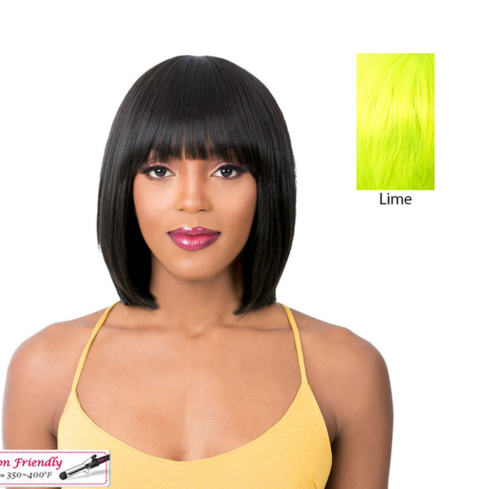 Synthetic Quality 2020 Full Wig - Q Katia,Lime