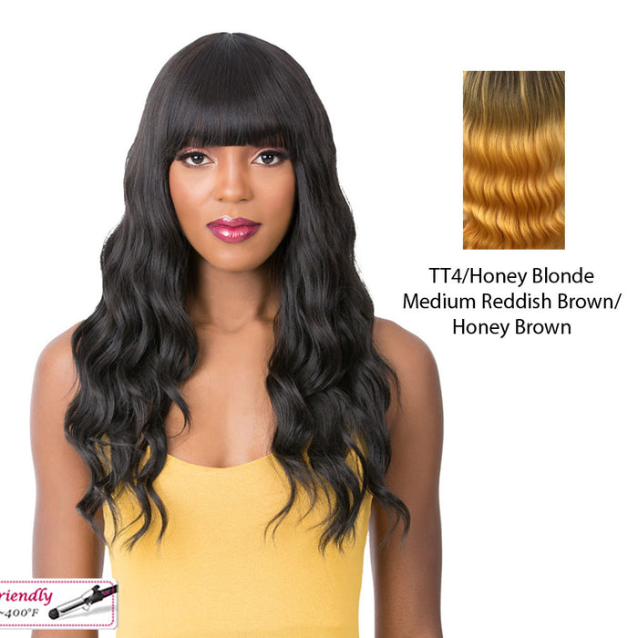 Iron Friendly Quality Wig 2020 Q Mariella,Tt4/Honey Blonde