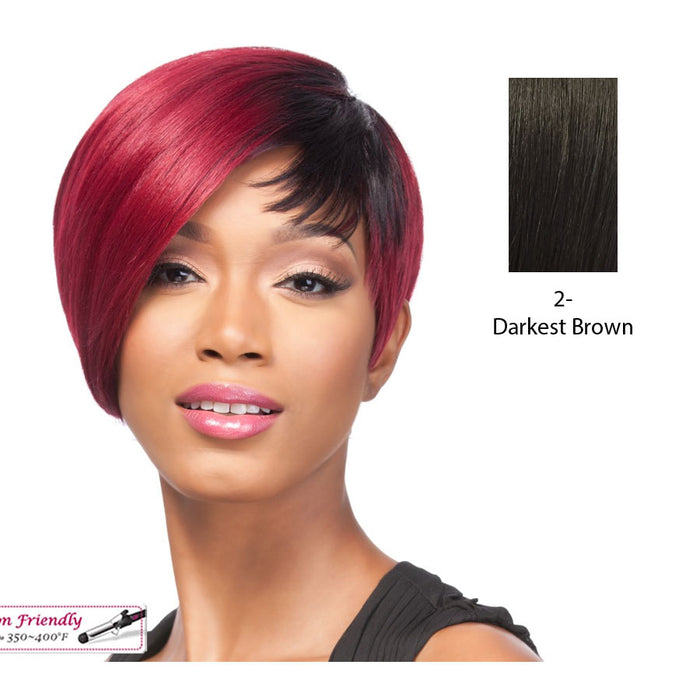 Synthetic Hair Wig Q Cristine,Darkest Brown