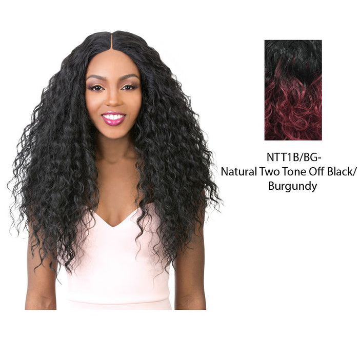 Vixen X 100% Human Hair Premium Mix Full Lace Wig Vixen X Neo French Wave,Ntt1B/Bg