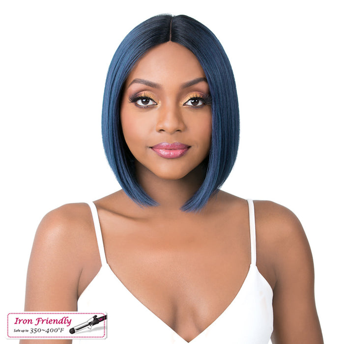 Becky Heat Friendly Synthetic Wig,Fusian Blue