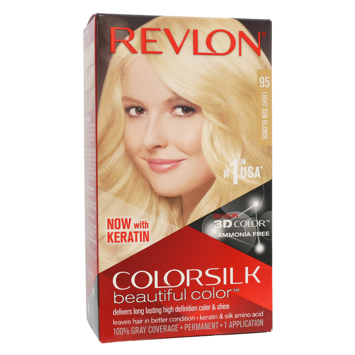 Revlon Colorsilk Beautiful Color Permanent Hair Color 95 Light Sun Blonde