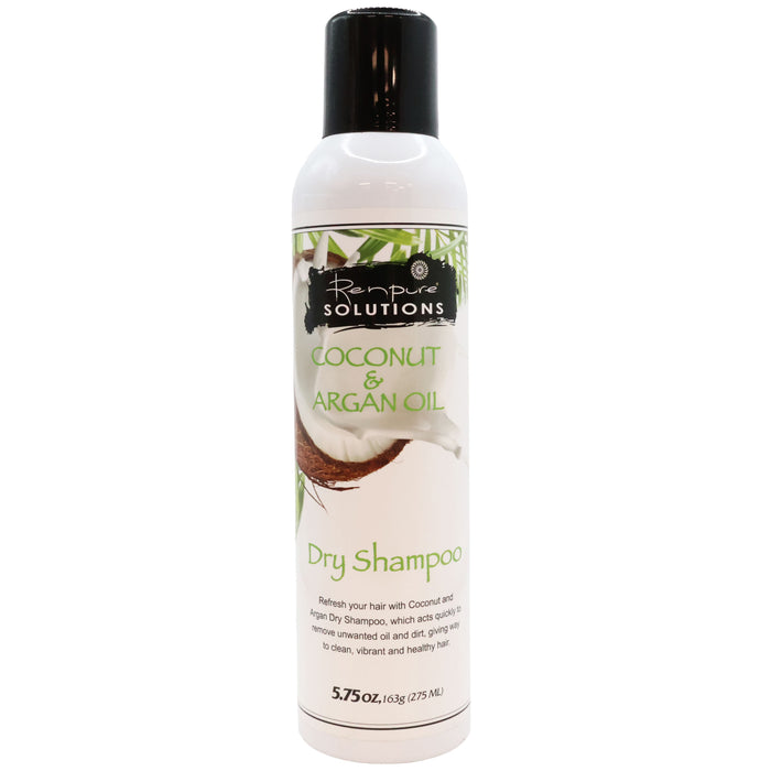 Renpure Solution Coconut and Argan Oil Dry Shampoo 5.75 Oz.
