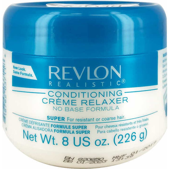 Revlon Realistic Conditioning Creme Relaxer No Base Super 8 Oz.