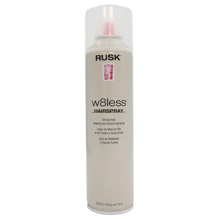 Rusk Design W8LESS 55 Percent VOC Hairspray Strong Hold, 10 Oz.