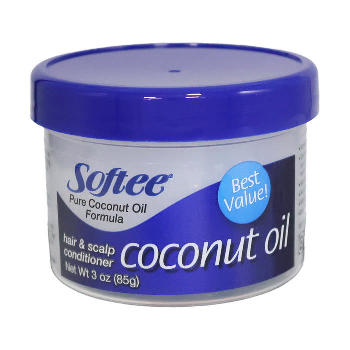 Softee Hair and Scalp Conditioner Coconut Oil, 3 Oz.