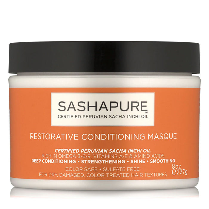 Sashapure Conditioning Masque, Restorative, 8 Oz