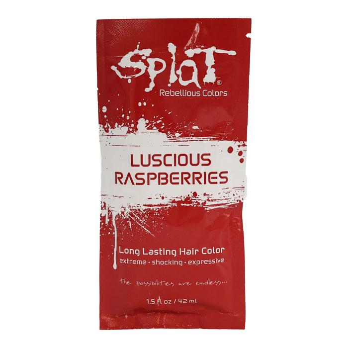 Splat Semi Permanent Liquid Hair Color, Luscious Raspberries, 1.5 Oz.