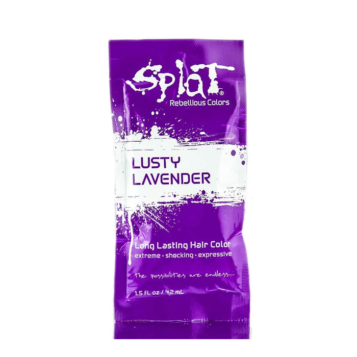 Splat Singles Hair Color Dye Foil Pack, Lusty Lavender, 1.5 Oz.