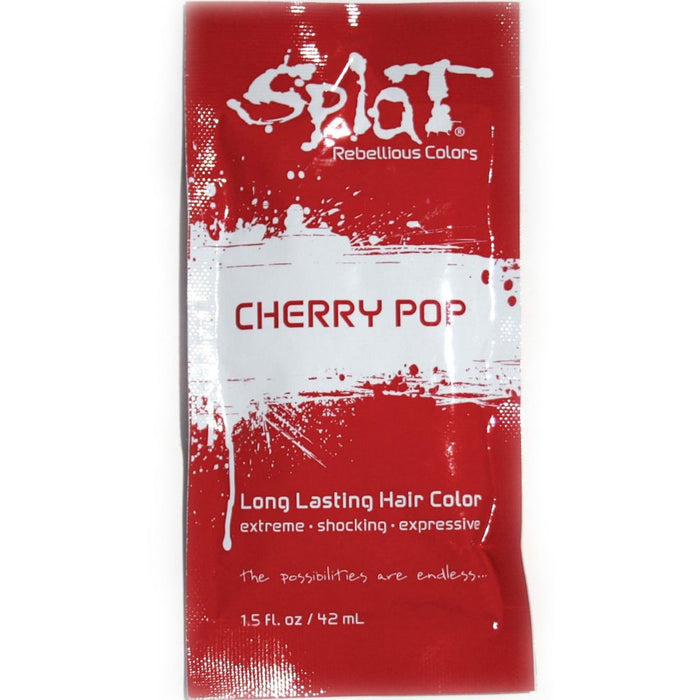 Splat Singles Hair Color Dye Foil Pack, Cherry Pop, 1.5 Oz.