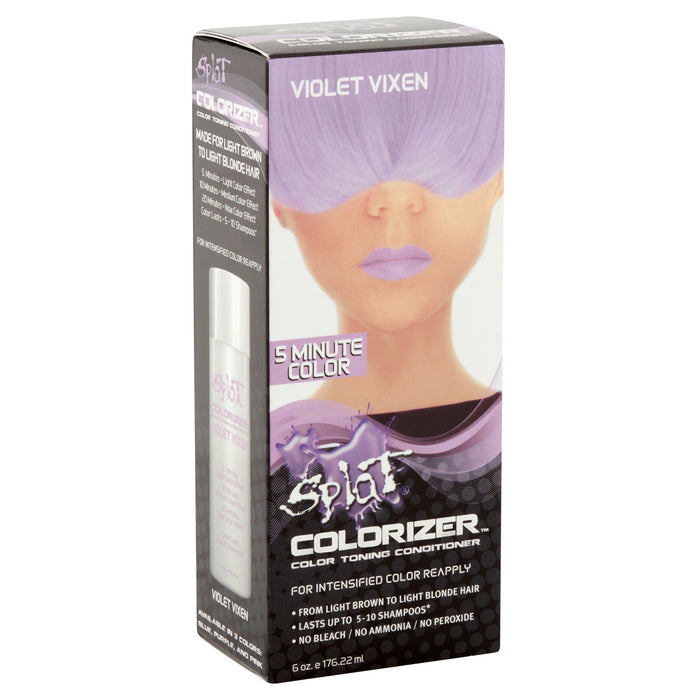 Splat Colorizer Color Toning Conditioner, Violet Vixen, 6 Oz.