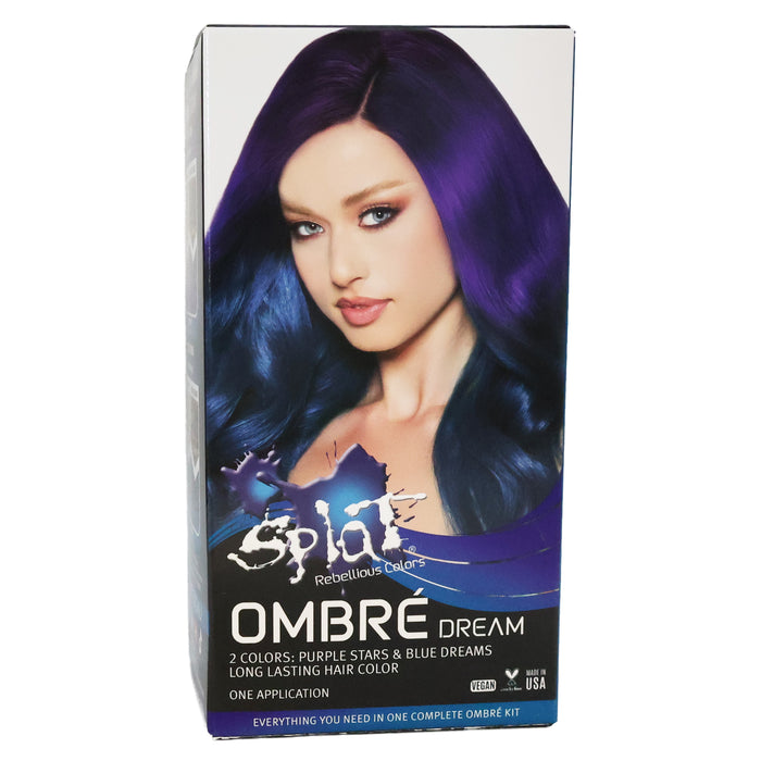 Splat Rebellious Colors Complete Kit, Ombre Dream 2 Colors, Purple Stars Blue Dreams