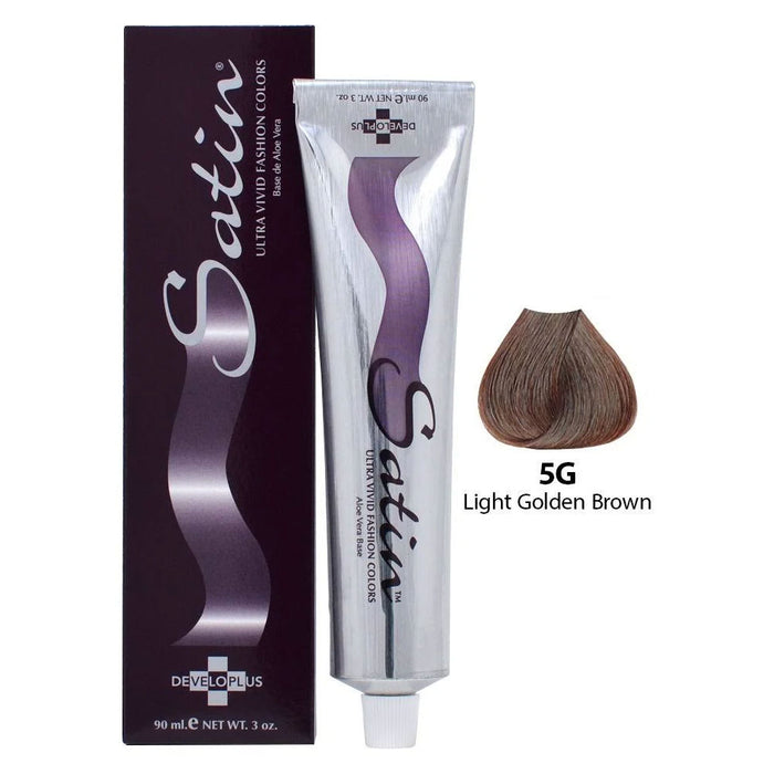 Satin Hair Color 5G Light Golden Brown 3 Oz