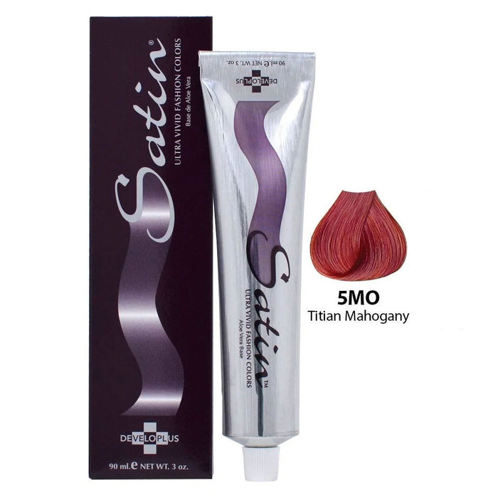 Satin Professional Hair Color, 5Mo Titian Mahogany. 3 Oz