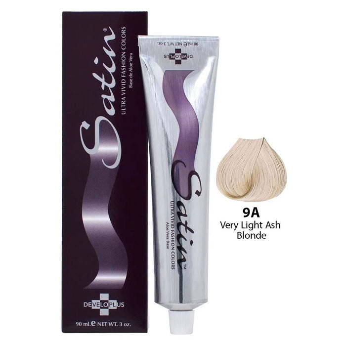 Satin Hair Color 9A Very Light Ash Blonde 3 Oz