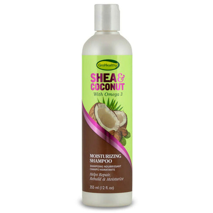 Gro Healthy Shea & Coconut Moisturizing Shampoo 12 Oz