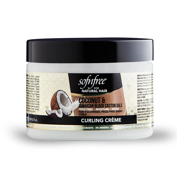 Sofn'free Curling Crme with Coconut Jamaican Black Castor Oils 11 oz