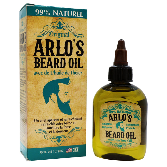 Arlo's Beard Oil with Tea Tree Oil 2.5 Oz.