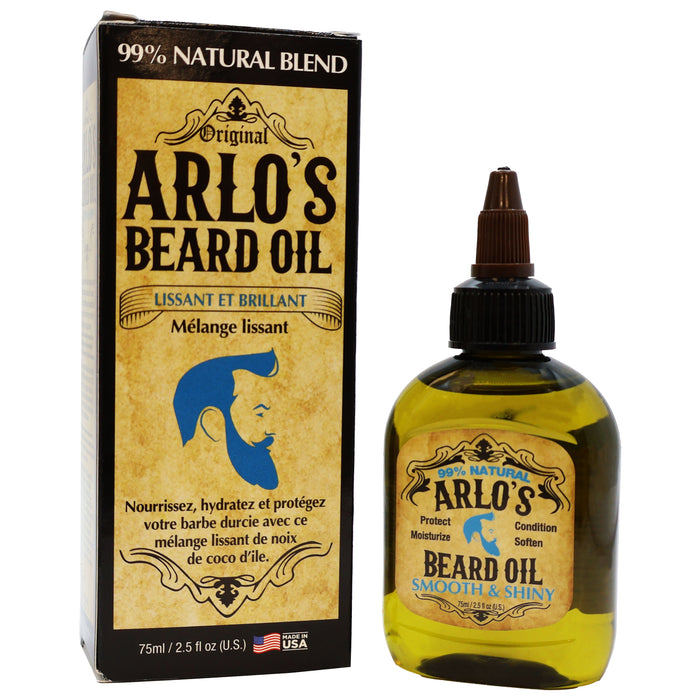 Arlo's Beard Oil Smooth and Shiny 2.5 Oz.