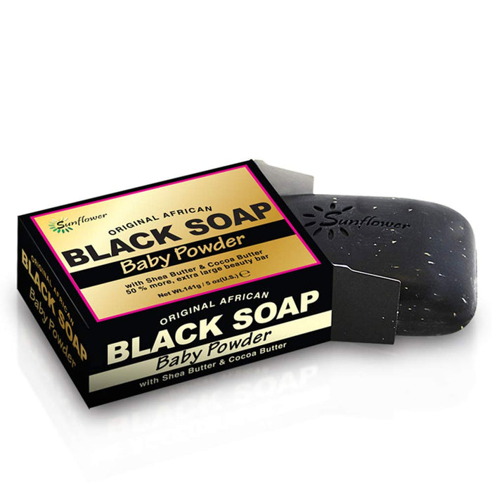 Original African Black Soap Baby Powder 5 Oz.