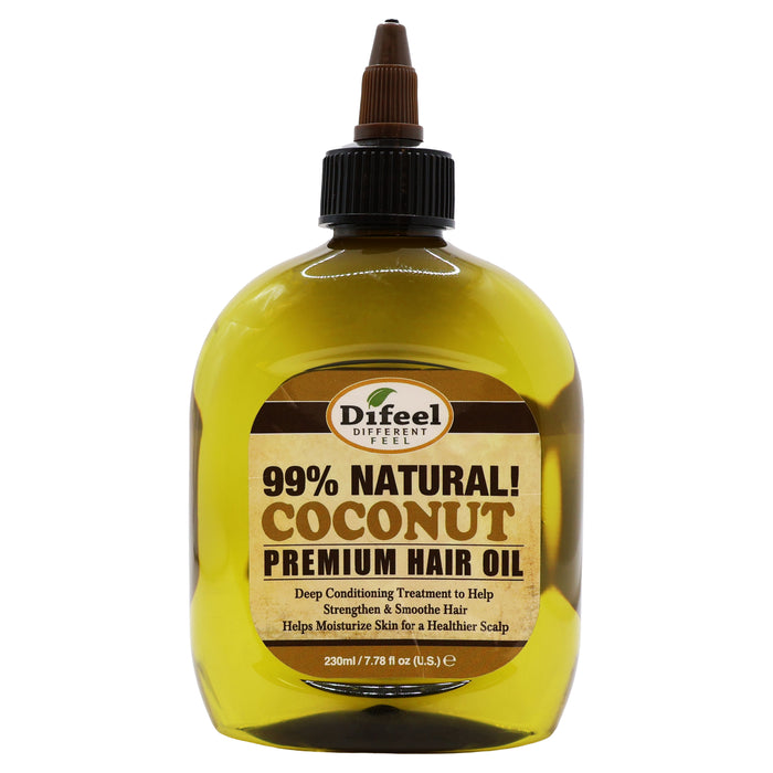 Difeel Premium Hair Oil Coconut 7.78 Oz.