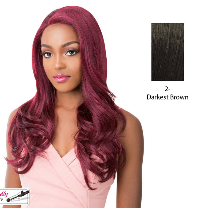 Synthetic Hair Lace Front Wig Simply Lace Ingrid,Darkest Brown