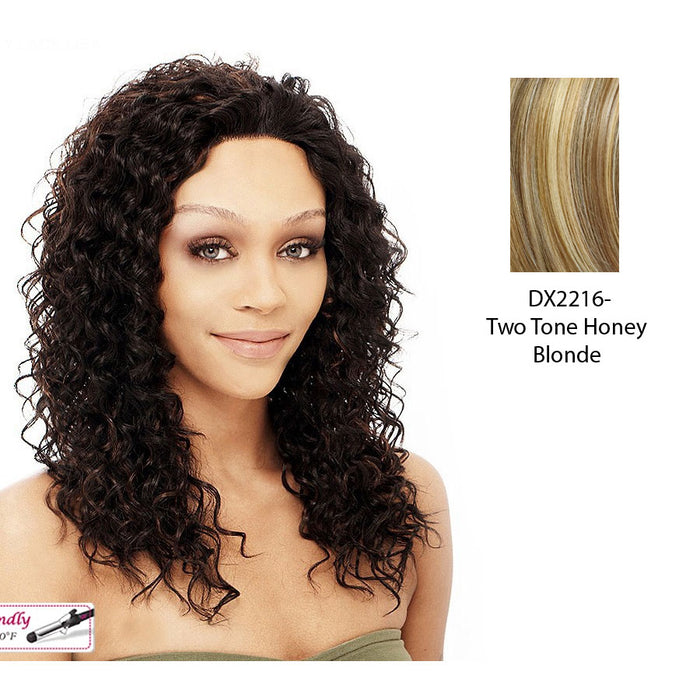 Lisa Lace Front Wig,Two Tone Frost Blend Of Strawberry Blonde Layer Over With Honey Blonde Bottom