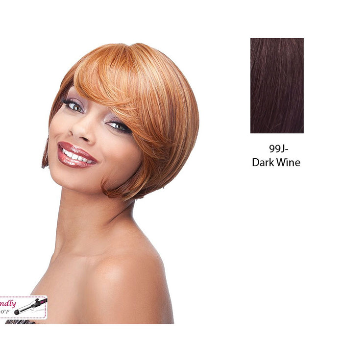 Sycamore Lace Front Wig,Dark Wine