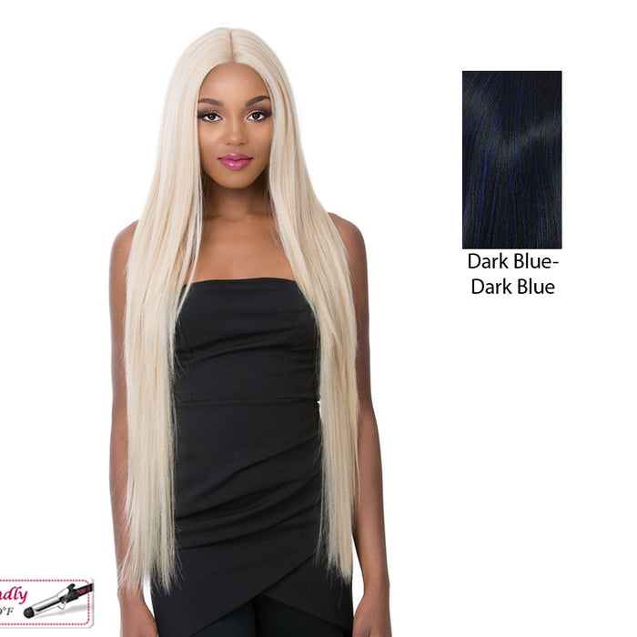Synthetic Swiss Lace Front Wig Swiss Lace Karleen,Dark Blue