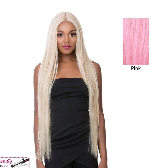 Synthetic Swiss Lace Front Wig Swiss Lace Karleen,Pink