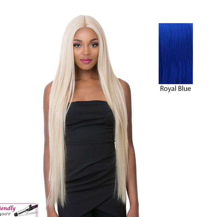 Synthetic Swiss Lace Front Wig Swiss Lace Karleen,Royal Blue