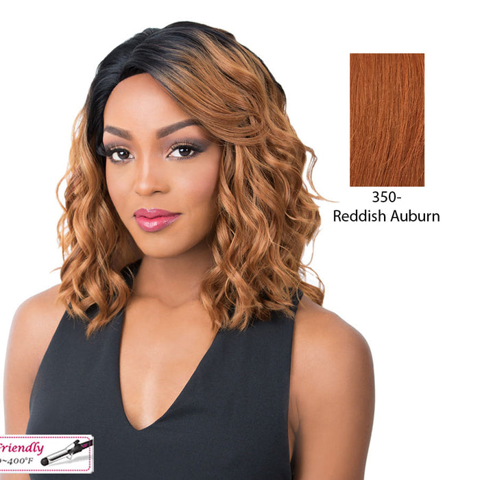 Soft & Silky Synthetic Swiss Lace Front Wig Oligo,350