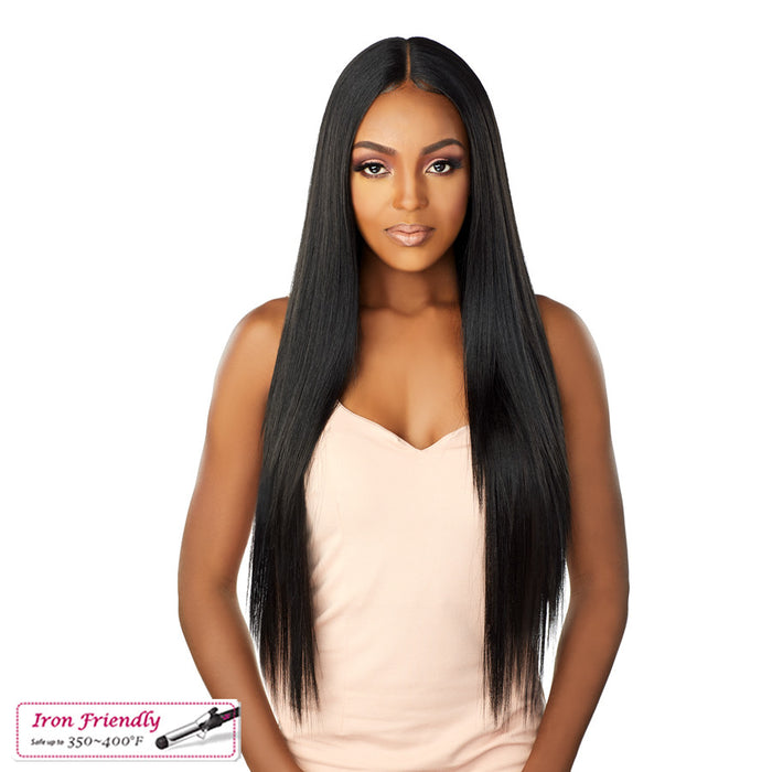5G True Hd Transparent Swiss Lace Front Wig - Tammy,Off Black