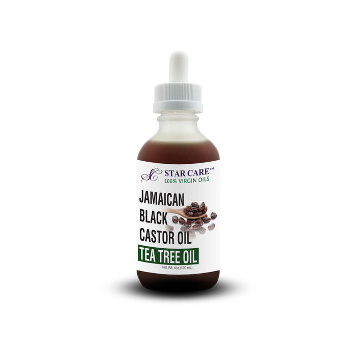Star Care Jamaican Black Castor Oil Tea Tree, 4 Oz.