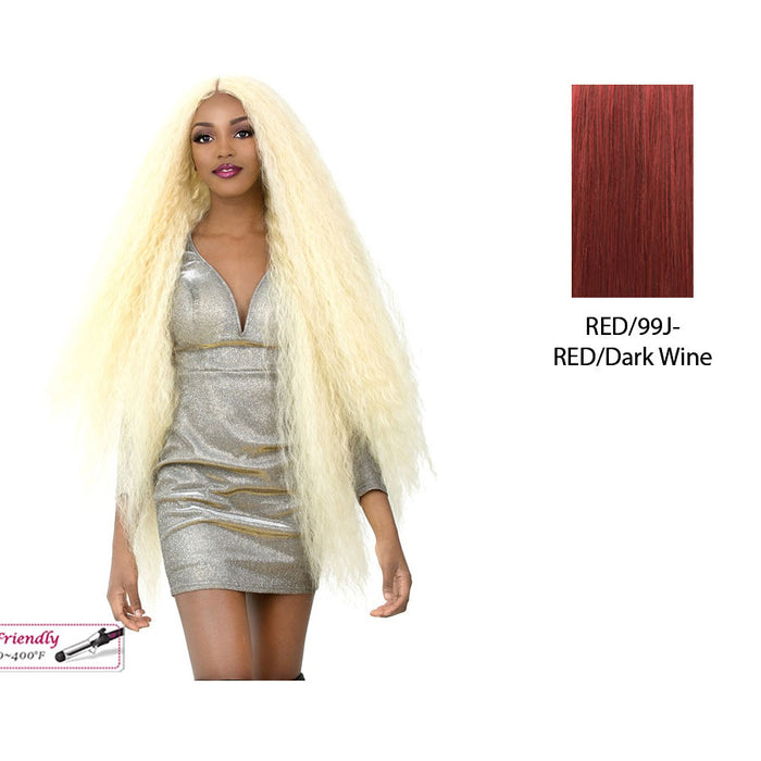 Synthetic Long Natural Wig Solei,Red/99J