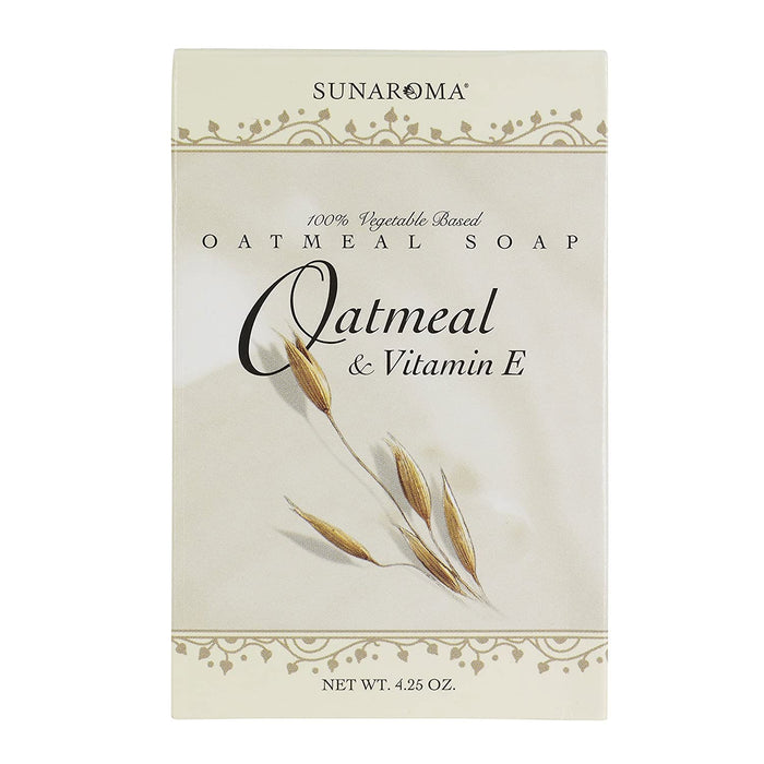 Sunaroma Oatmeal Soap With Vitamin E 4.25 Oz.