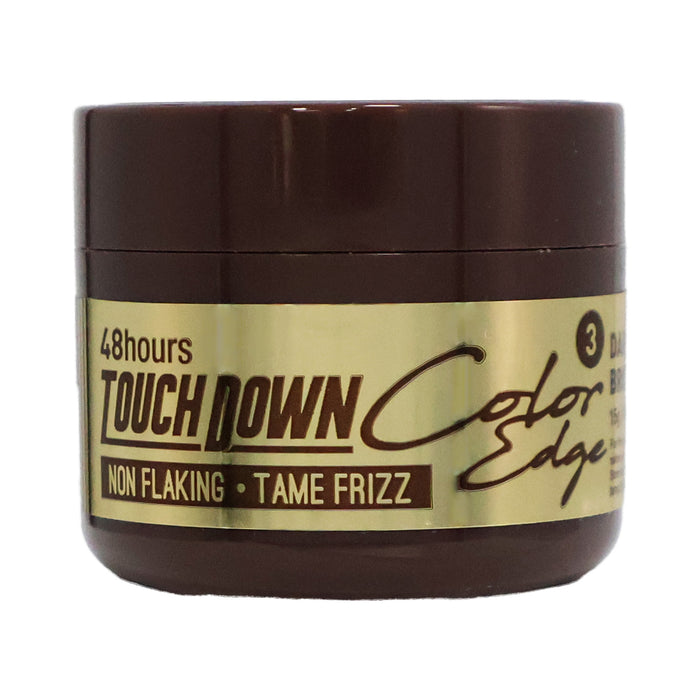 Touch Down 48 Hours Color Edge 3 Dark Brown, 0.53 Oz.
