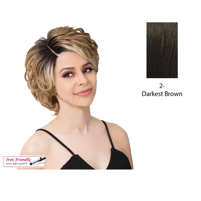 Synthetic Wig 2020 - Tessa,Darkest Brown