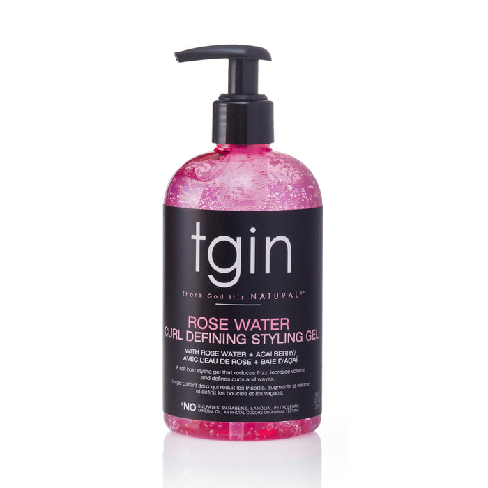Tgin Rosewater Curl Defining Gel 13 oz